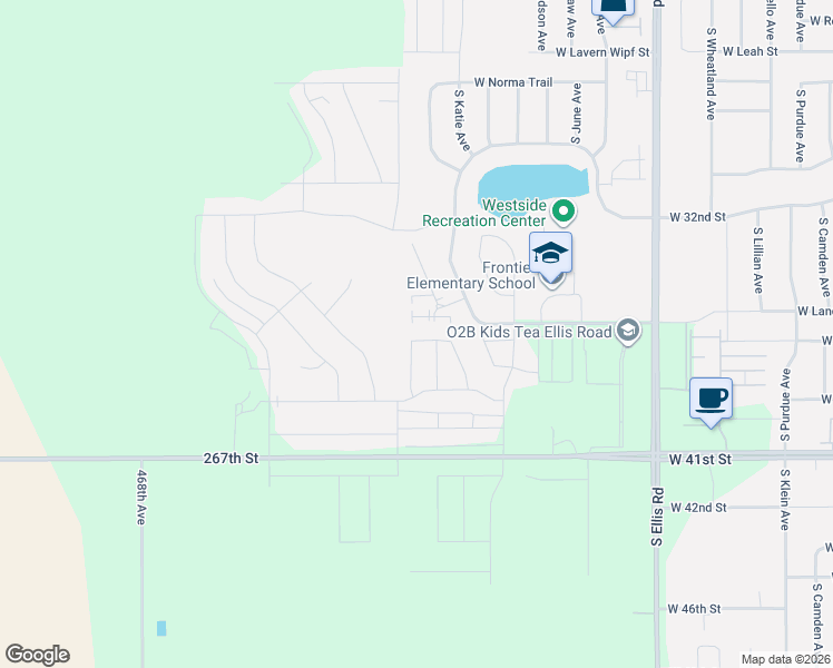 map of restaurants, bars, coffee shops, grocery stores, and more near 9405 West Karmya Circle in Sioux Falls