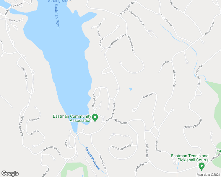 map of restaurants, bars, coffee shops, grocery stores, and more near 8 Whippoorwill Walk in Grantham