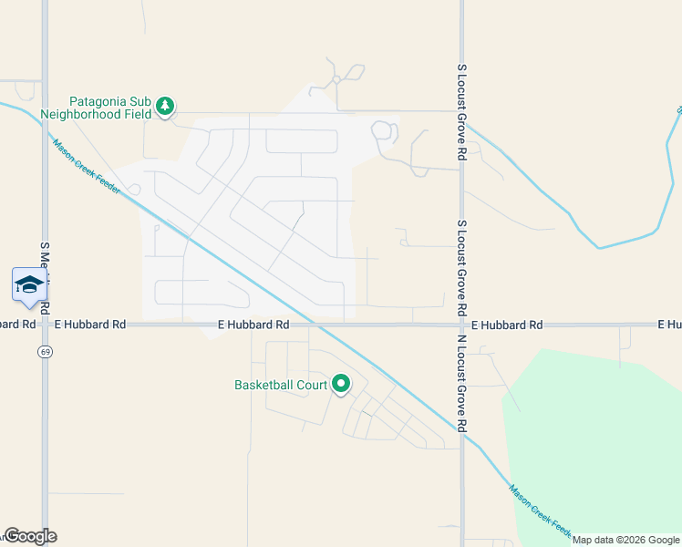 map of restaurants, bars, coffee shops, grocery stores, and more near 1392 East Bramble Lane in Meridian