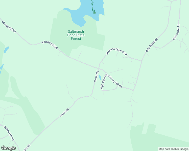 map of restaurants, bars, coffee shops, grocery stores, and more near 11 Swain Road in Gilford