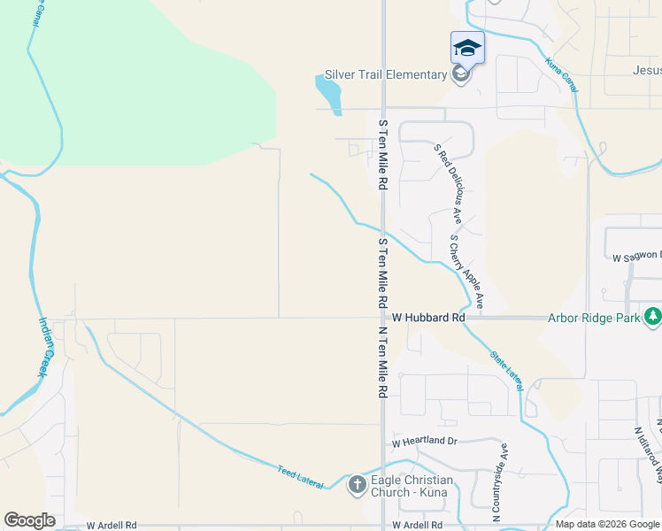 map of restaurants, bars, coffee shops, grocery stores, and more near 3250 West Hubbard Road in Kuna