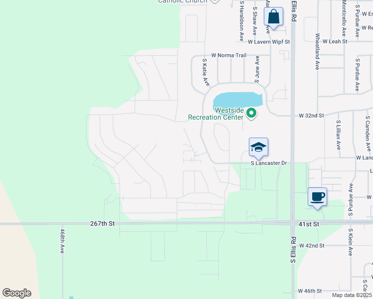 map of restaurants, bars, coffee shops, grocery stores, and more near 9424 West Karmya Circle in Sioux Falls