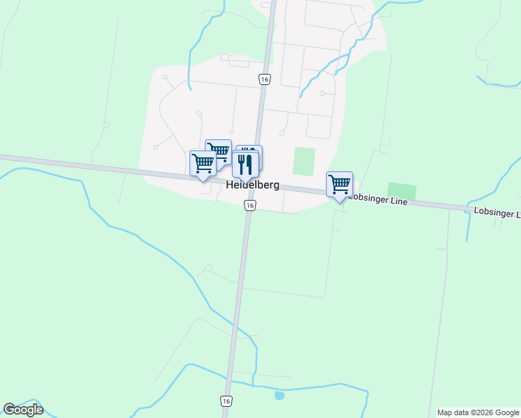 map of restaurants, bars, coffee shops, grocery stores, and more near 10 Rocky Lane in Saint Clements
