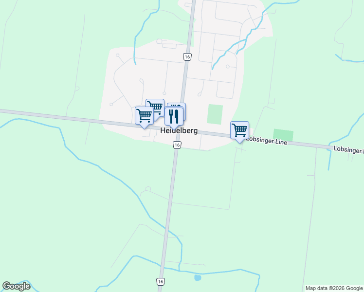 map of restaurants, bars, coffee shops, grocery stores, and more near 10 Rocky Lane in Saint Clements