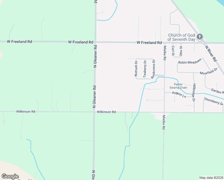 map of restaurants, bars, coffee shops, grocery stores, and more near 11830 Wilkinson Road in Freeland