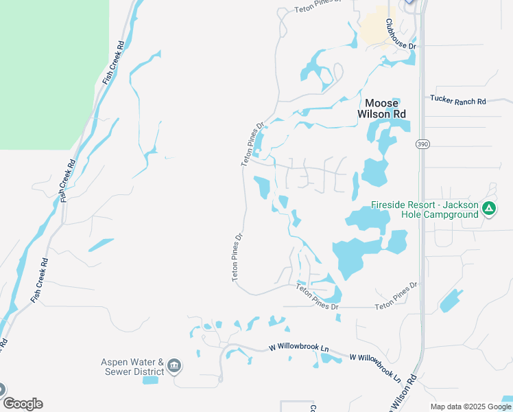map of restaurants, bars, coffee shops, grocery stores, and more near 2803-2817 Teton Pines Drive in Wilson
