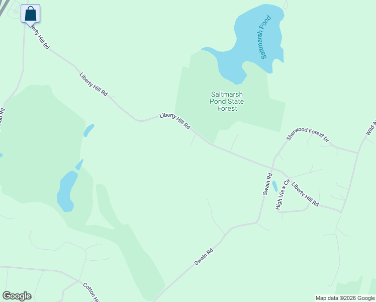 map of restaurants, bars, coffee shops, grocery stores, and more near 205 Liberty Hill Road in Gilford