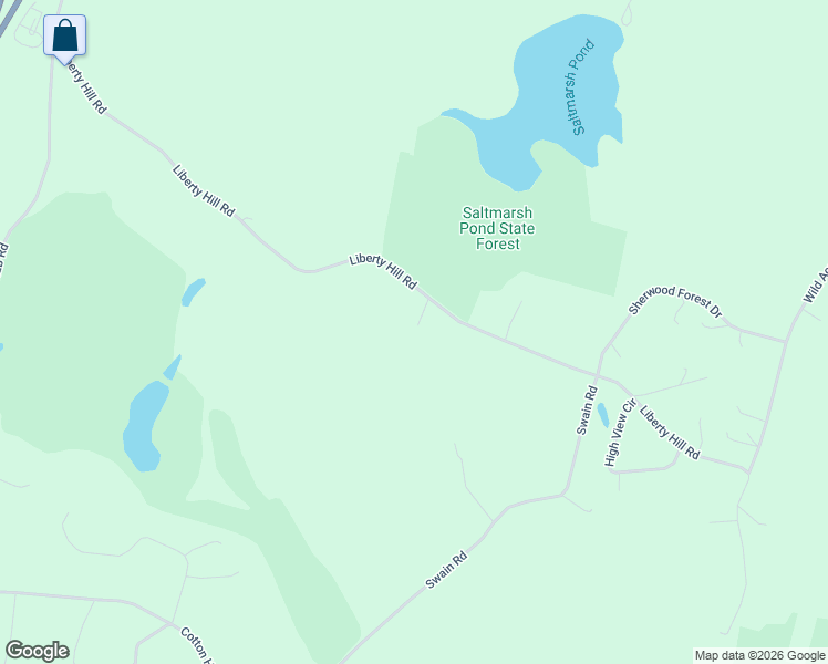 map of restaurants, bars, coffee shops, grocery stores, and more near 205 Liberty Hill Road in Gilford