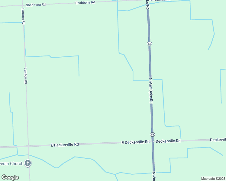 map of restaurants, bars, coffee shops, grocery stores, and more near in Decker