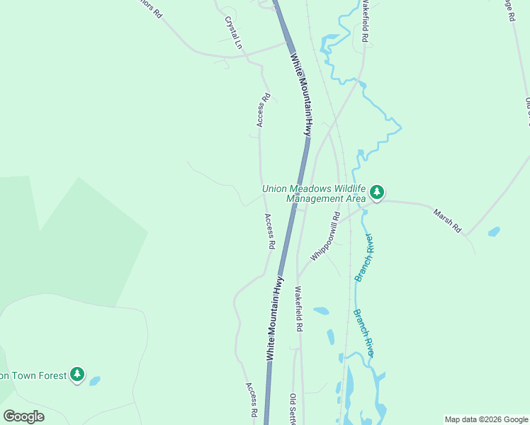 map of restaurants, bars, coffee shops, grocery stores, and more near 289 Access Road in Wakefield