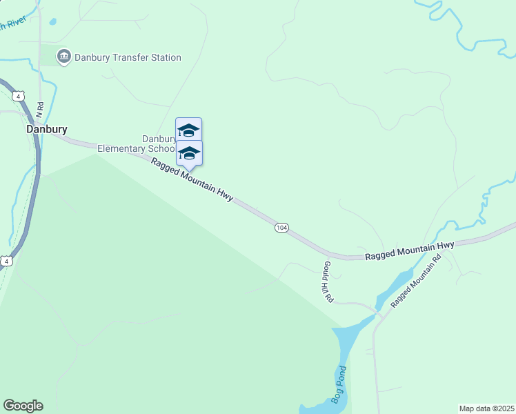 map of restaurants, bars, coffee shops, grocery stores, and more near Daffodil Lane in Danbury