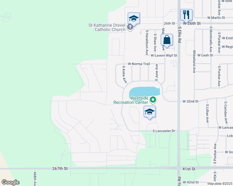map of restaurants, bars, coffee shops, grocery stores, and more near 9232 West Norma Trail in Sioux Falls