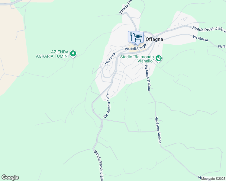 map of restaurants, bars, coffee shops, grocery stores, and more near 11 Via Vecchia Torre in Offagna