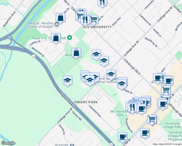40 Vanier Drive, Guelph ON Walk Score