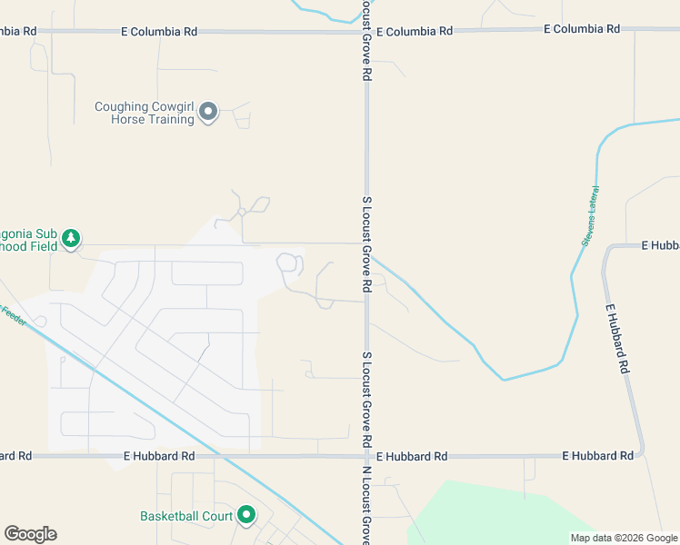 map of restaurants, bars, coffee shops, grocery stores, and more near 1398 East Mallory Lane in Meridian