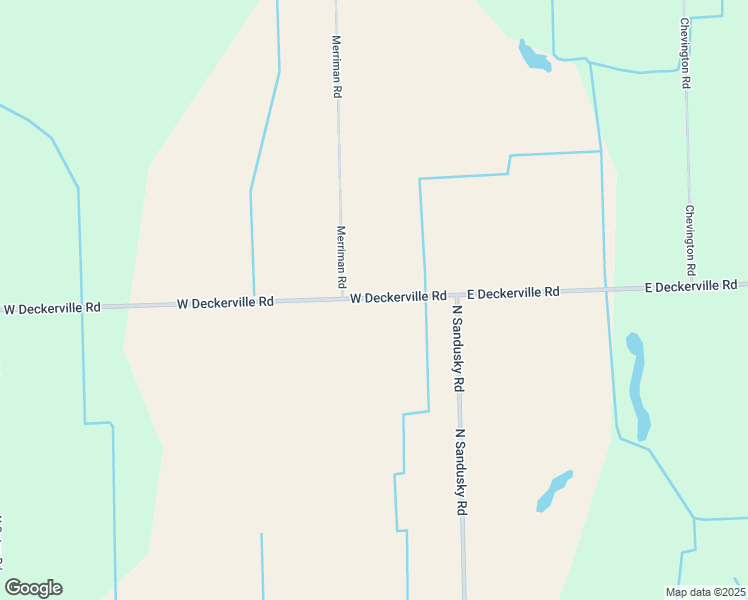 map of restaurants, bars, coffee shops, grocery stores, and more near 37 West Deckerville Road in Sandusky
