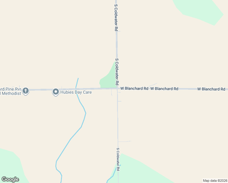 map of restaurants, bars, coffee shops, grocery stores, and more near 7001 West Blanchard Road in Blanchard