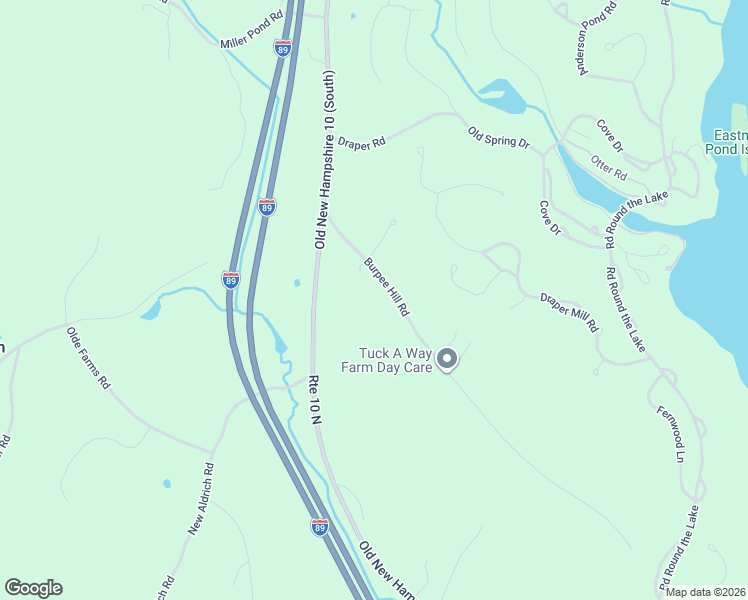 map of restaurants, bars, coffee shops, grocery stores, and more near 132 Burpee Hill Road in Grantham