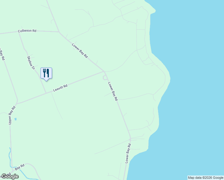 map of restaurants, bars, coffee shops, grocery stores, and more near 92 Lower Bay Road in Sanbornton