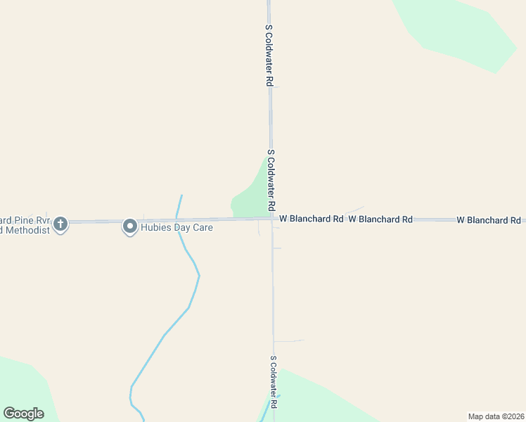 map of restaurants, bars, coffee shops, grocery stores, and more near 7001-7031 West Blanchard Road in Blanchard