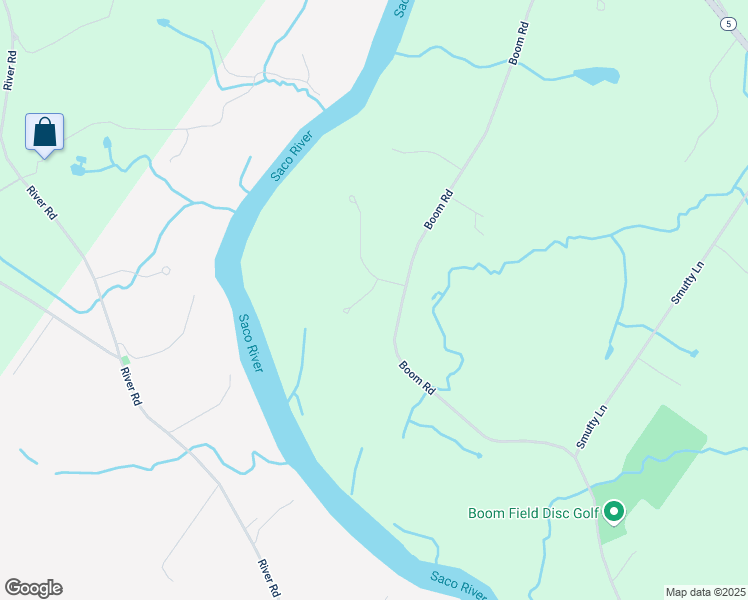 map of restaurants, bars, coffee shops, grocery stores, and more near 2 Far View Circle in Saco