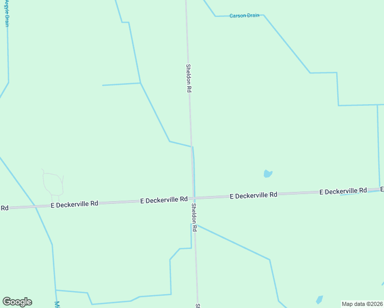 map of restaurants, bars, coffee shops, grocery stores, and more near 3754 Sheldon Road in Snover