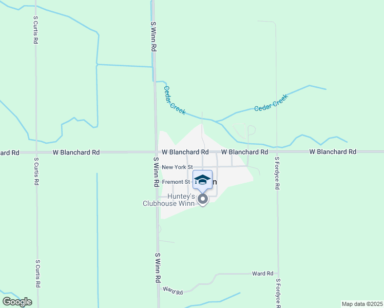 map of restaurants, bars, coffee shops, grocery stores, and more near in Winn