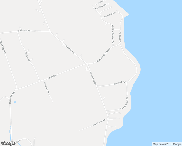 map of restaurants, bars, coffee shops, grocery stores, and more near 160 Lower Bay Road in Sanbornton