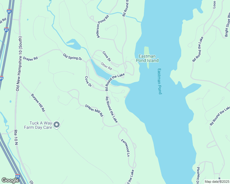 map of restaurants, bars, coffee shops, grocery stores, and more near 16 Bay Tree Lane in Grantham