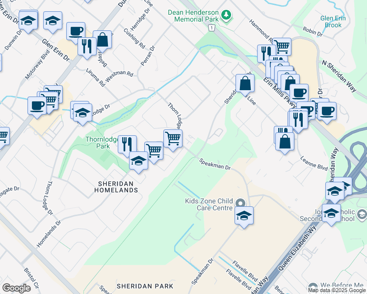 2250 Homelands Drive, Mississauga ON Walk Score