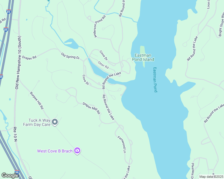 map of restaurants, bars, coffee shops, grocery stores, and more near 16 Bay Tree Lane in Grantham