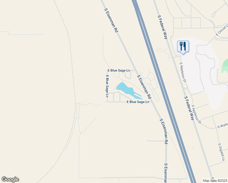 map of restaurants, bars, coffee shops, grocery stores, and more near 2002 Blue Spruce Lane in Boise