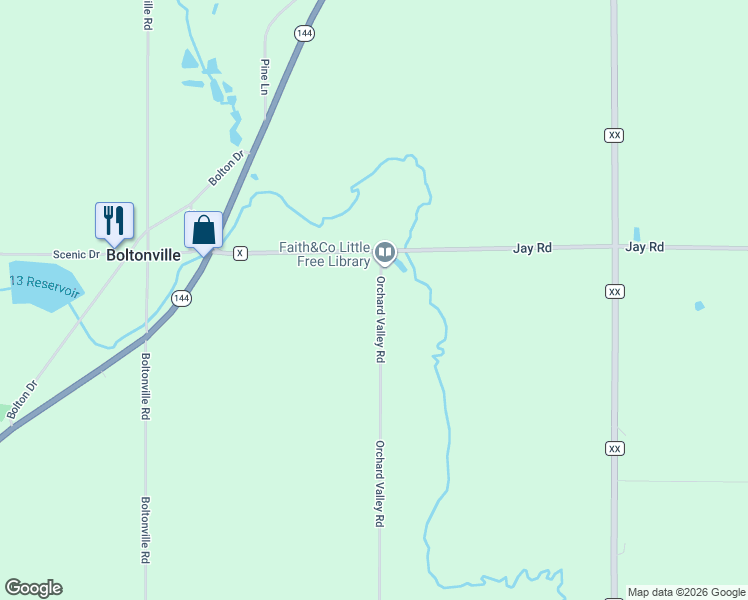 map of restaurants, bars, coffee shops, grocery stores, and more near 9280 Orchard Valley Road in West Bend