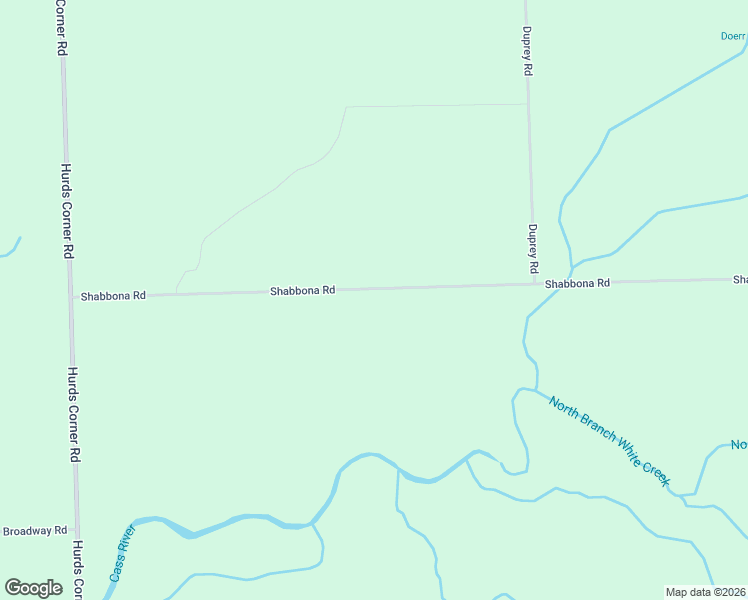 map of restaurants, bars, coffee shops, grocery stores, and more near 3816 Shabbona Road in Cass City