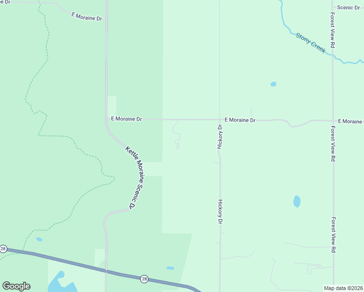 map of restaurants, bars, coffee shops, grocery stores, and more near 2775 East Moraine Drive in Kewaskum