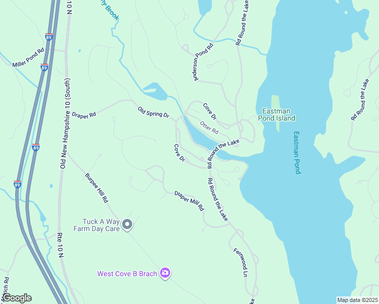 map of restaurants, bars, coffee shops, grocery stores, and more near 801 Covered Bridge Lane in Grantham