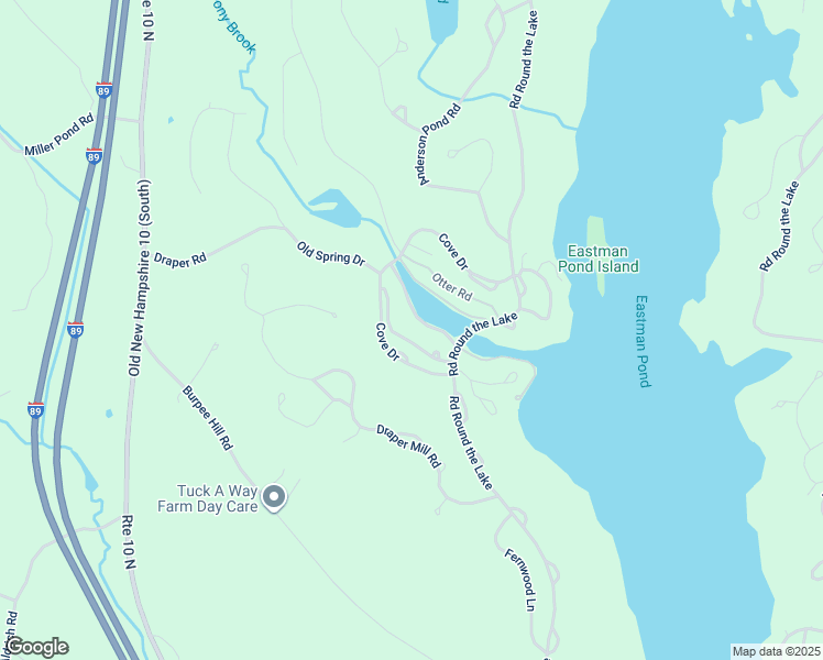 map of restaurants, bars, coffee shops, grocery stores, and more near 801 Covered Bridge Lane in Grantham