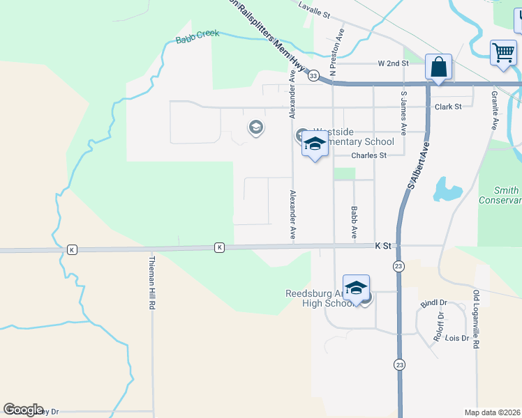 map of restaurants, bars, coffee shops, grocery stores, and more near 526 Midway Dr in Reedsburg
