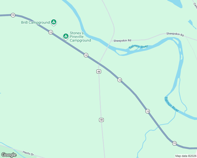 map of restaurants, bars, coffee shops, grocery stores, and more near 431 County Route 48 in Pulaski