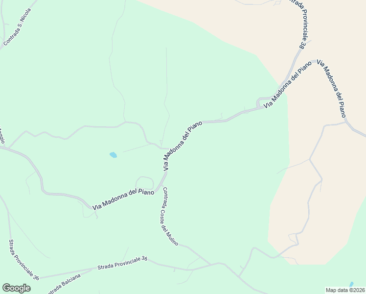 map of restaurants, bars, coffee shops, grocery stores, and more near 9 Contrada Piandole in Provincia di Ancona