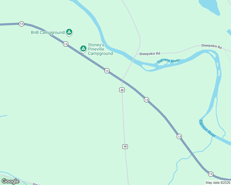 map of restaurants, bars, coffee shops, grocery stores, and more near 431 County Route 48 in Pulaski