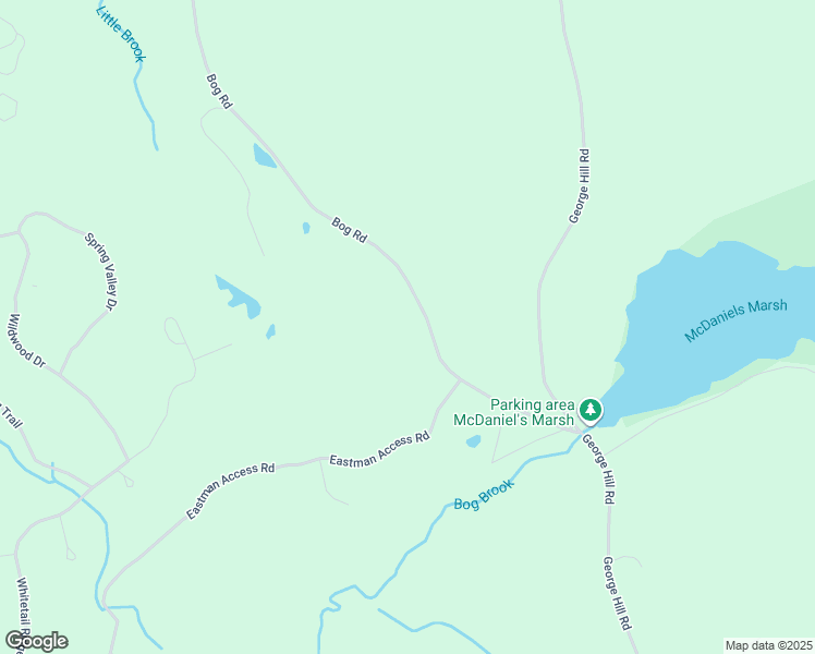 map of restaurants, bars, coffee shops, grocery stores, and more near 106 Eastman Access Road in Springfield