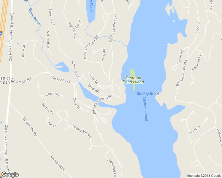 map of restaurants, bars, coffee shops, grocery stores, and more near 19 Island View in Grantham