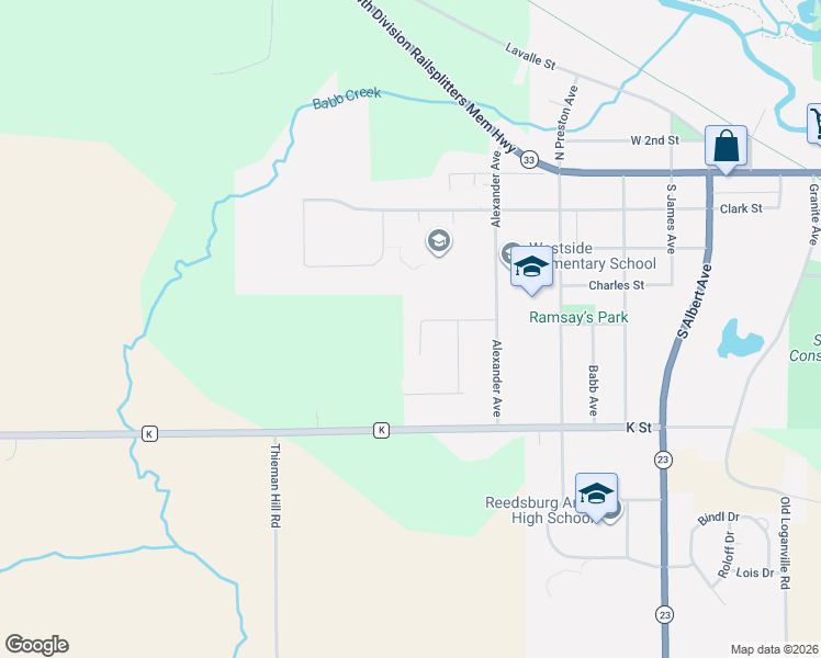 map of restaurants, bars, coffee shops, grocery stores, and more near 938 Carousel Drive in Reedsburg