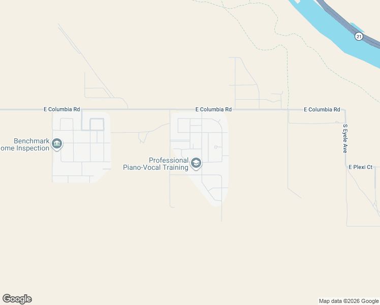 map of restaurants, bars, coffee shops, grocery stores, and more near East Bear Ridge Street in Boise
