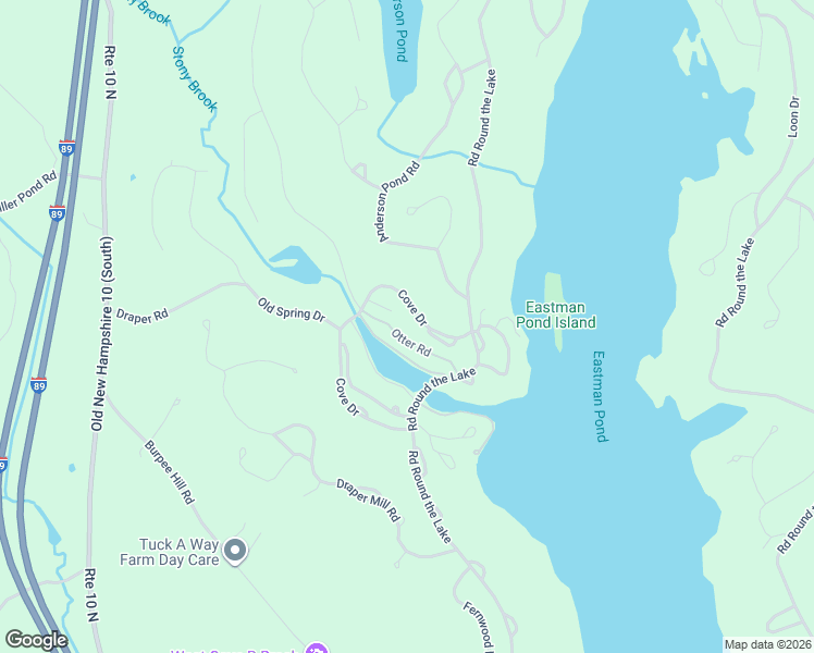 map of restaurants, bars, coffee shops, grocery stores, and more near 614 Otter Road in Grantham