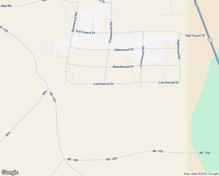 map of restaurants, bars, coffee shops, grocery stores, and more near 12012 Larchwood Drive in La Pine