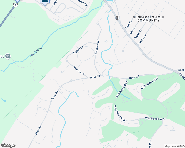 map of restaurants, bars, coffee shops, grocery stores, and more near 79 Ross Road in Old Orchard Beach