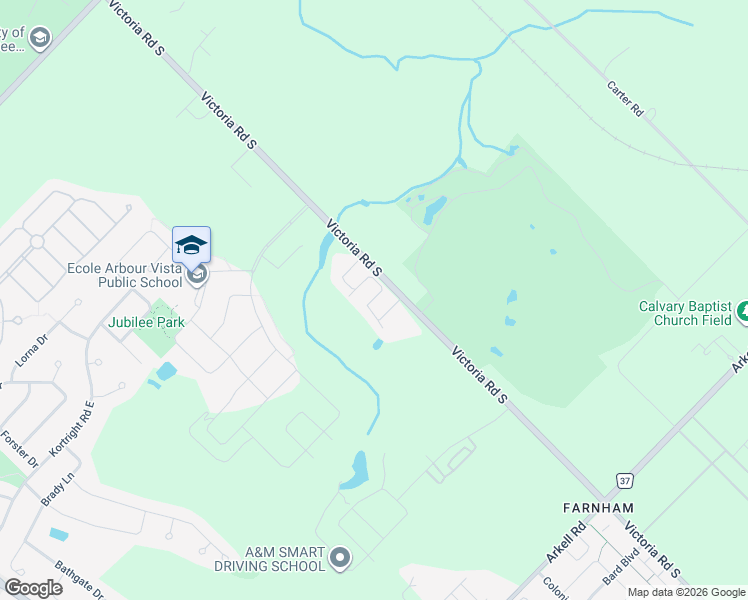 map of restaurants, bars, coffee shops, grocery stores, and more near Unnamed Road in Guelph