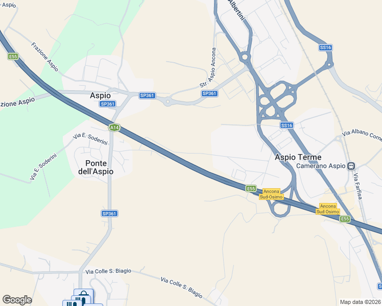 map of restaurants, bars, coffee shops, grocery stores, and more near in Province of Ancona